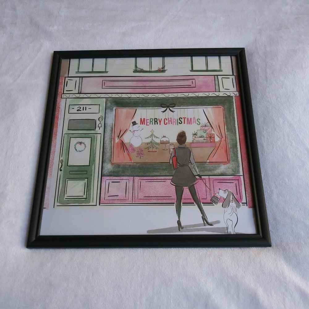 Downtown Christmas Shopping Fashionista Frame